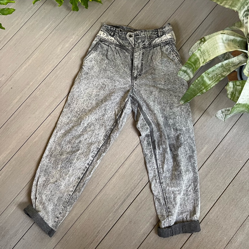 Soho Acid Wash Gray Jeans